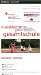 Mobile Screenshot of gesamtschule-zeuthen.de